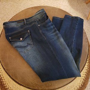 NWOT! Angels Forever Young 18W Curvy Bootcut Dark Wash Denim Jeans